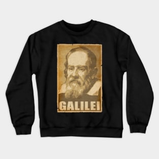 Galileo Galilei Propaganda Poster Pop Art Crewneck Sweatshirt